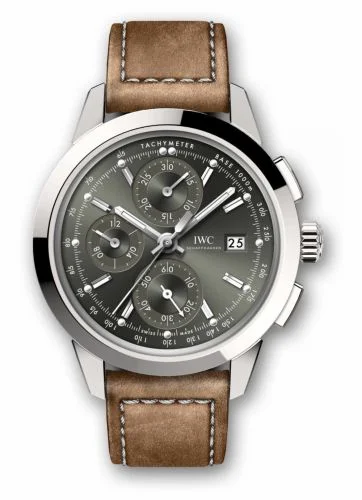 IWC Ingenieur Chronograph Custom Stainless Steel / Green-Rhodium / Calf IW3808-BP (IW3808BP)